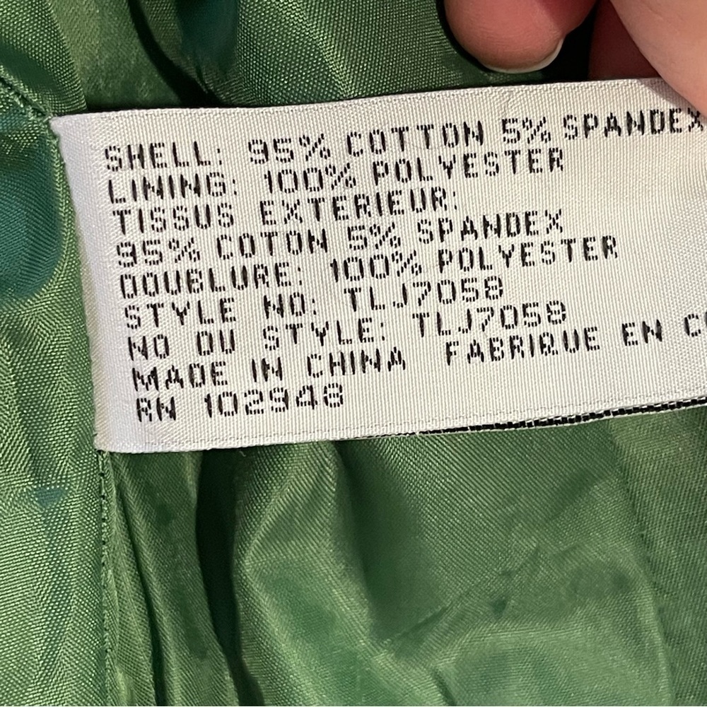Anthropologie Tulle Green Jacket Size M - Picture 12 of 17